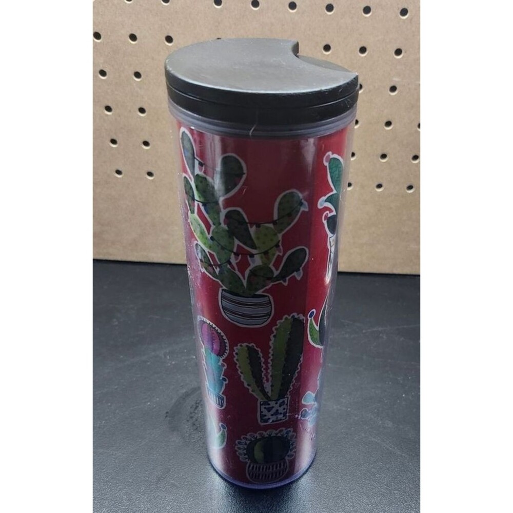 2017 Starbucks Red Agave Desert Travel Tumbler 16 Oz